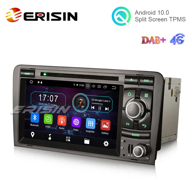 Erisin ES6973A 7 &quot8-Core Android 10 0 автомобильный DVD для Audi A3 S3 RS3 стерео GPS 64G Wi-Fi BT Nav |