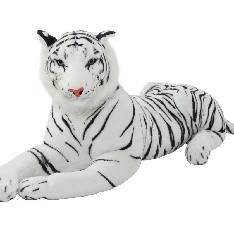 

Simulation Tiger Stuffed Animals Plush Toy Soft Pillow Giant Stuffed Animals Cute Plush Toys Children Christmas Gift BC50MR