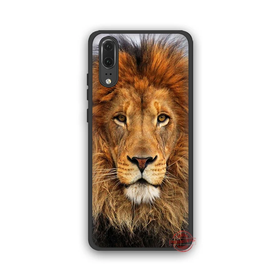 WEBBEDEPP мягкий чехол с большим львом на камнях для Huawei P Smart Z Plus 2018 2019 и Y6 Y7 Y9 Prime V20 |