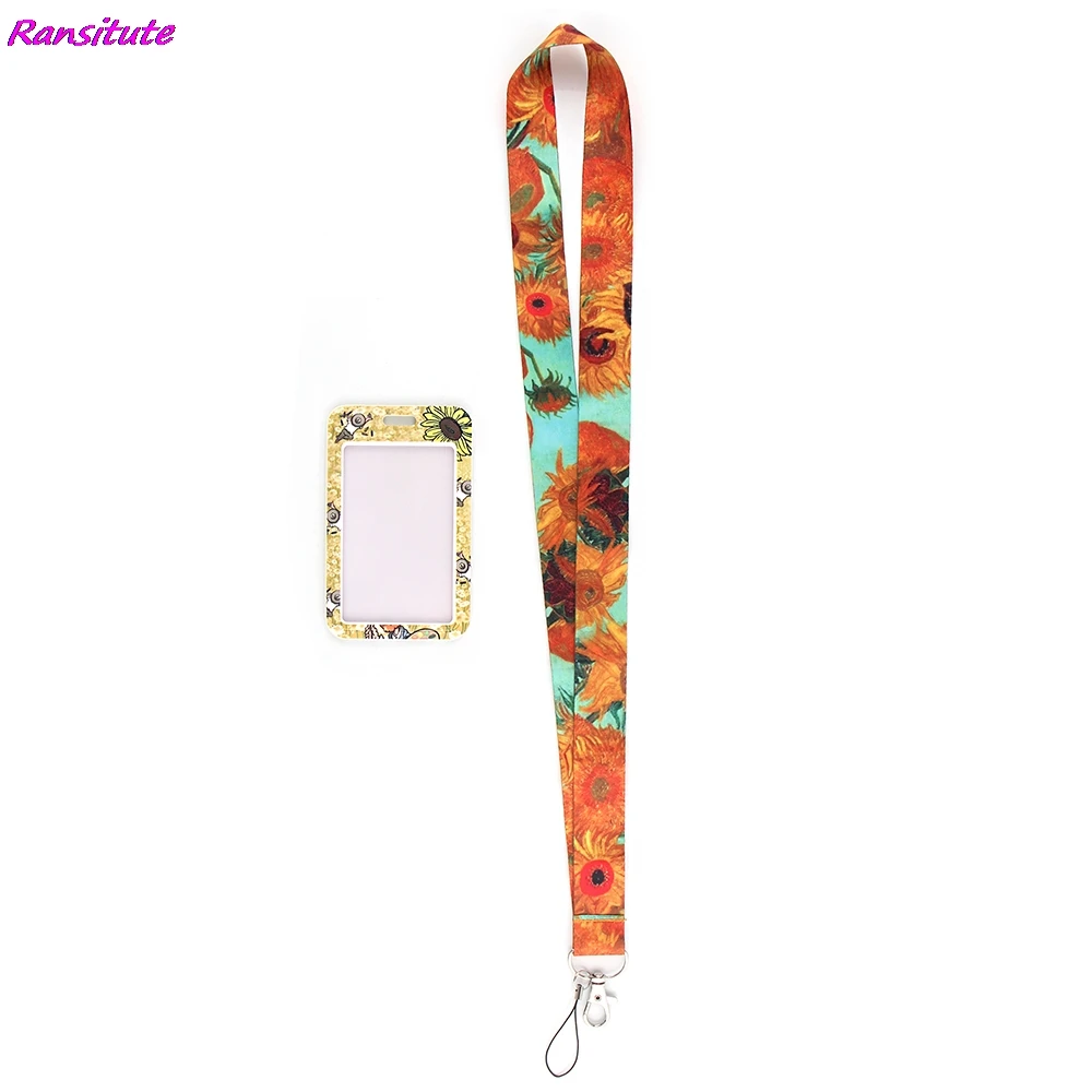 Чехол-накладка для пропуска на автобус Ransitute R1386 с изображением Ван Гога