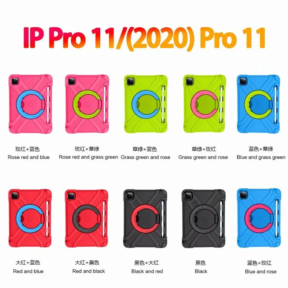 

EVA Shell Apple Ipad Pro 11 Case 2020 Kids Shockproof Tablet Protective Cover Stand Cases Full Body With Pen slot Coque shell
