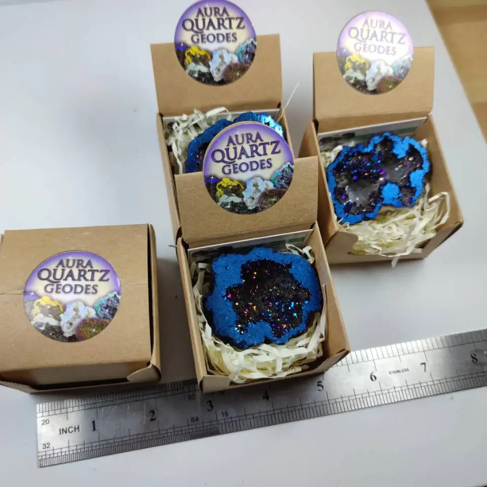 1 шт. Агатовая аура DRUZY|Камни| |