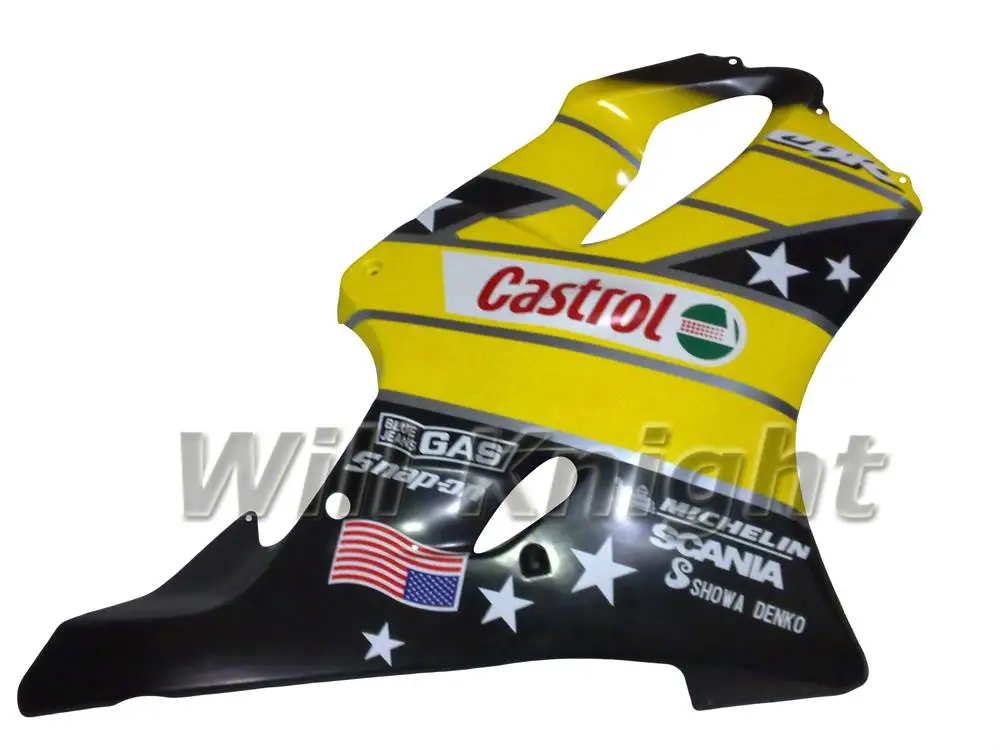 Обтекатель корпуса для Honda CBR 600 F4I 2001 2002 2003 ABS пластиковый инъекционный желто