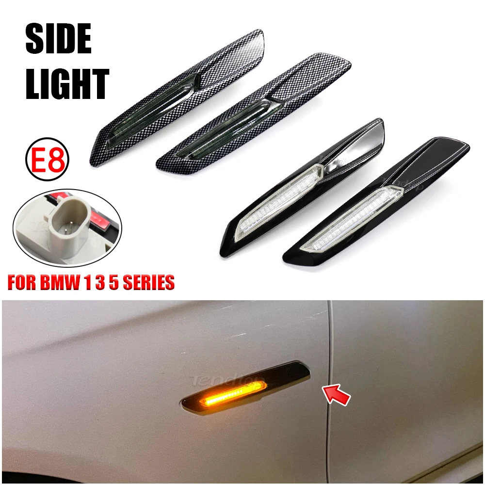 Оранжевый светодиодный автомобильный передний боковой габаритный индикатор для