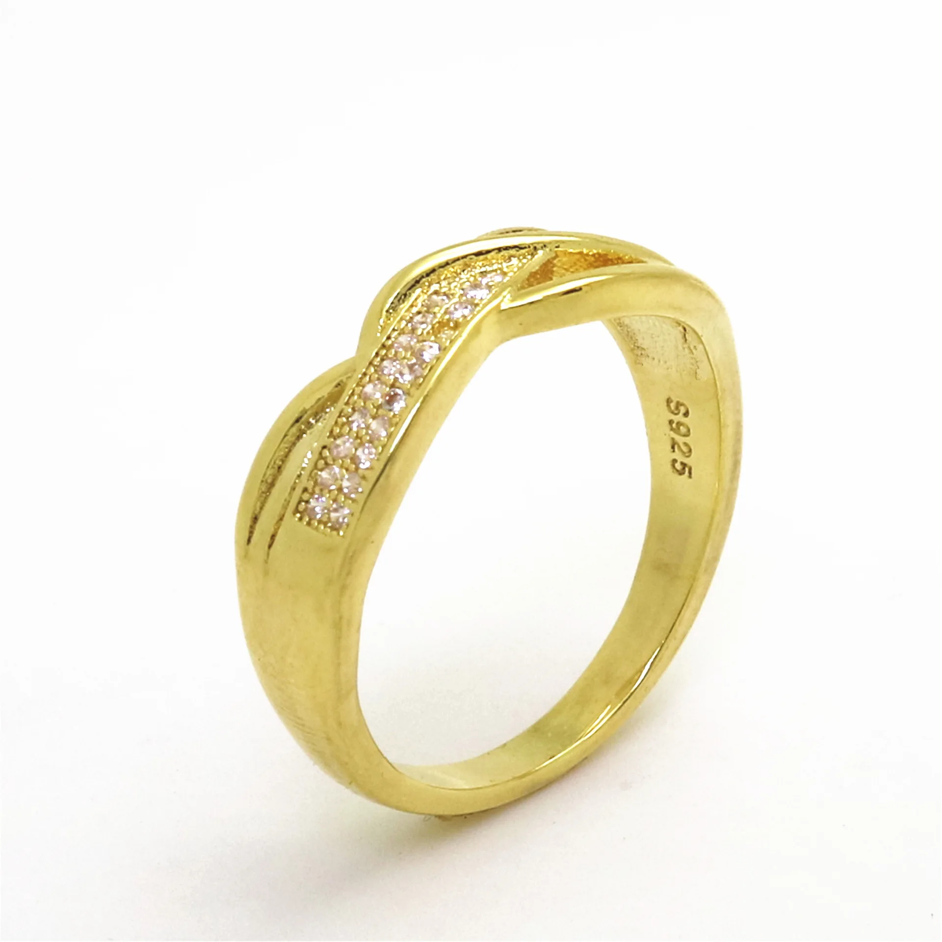Kemstone Creatived Engagemnet кольцо медь золото посеребренное кольцо для женщин ювелирные изделия подарок