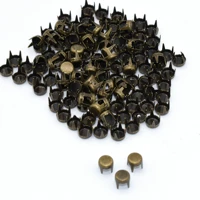 antique bronze nailhead studs tacks nails flat claw studs rivets cone decorative tag shoes purse belt leather craft 100 pcs 5 mm