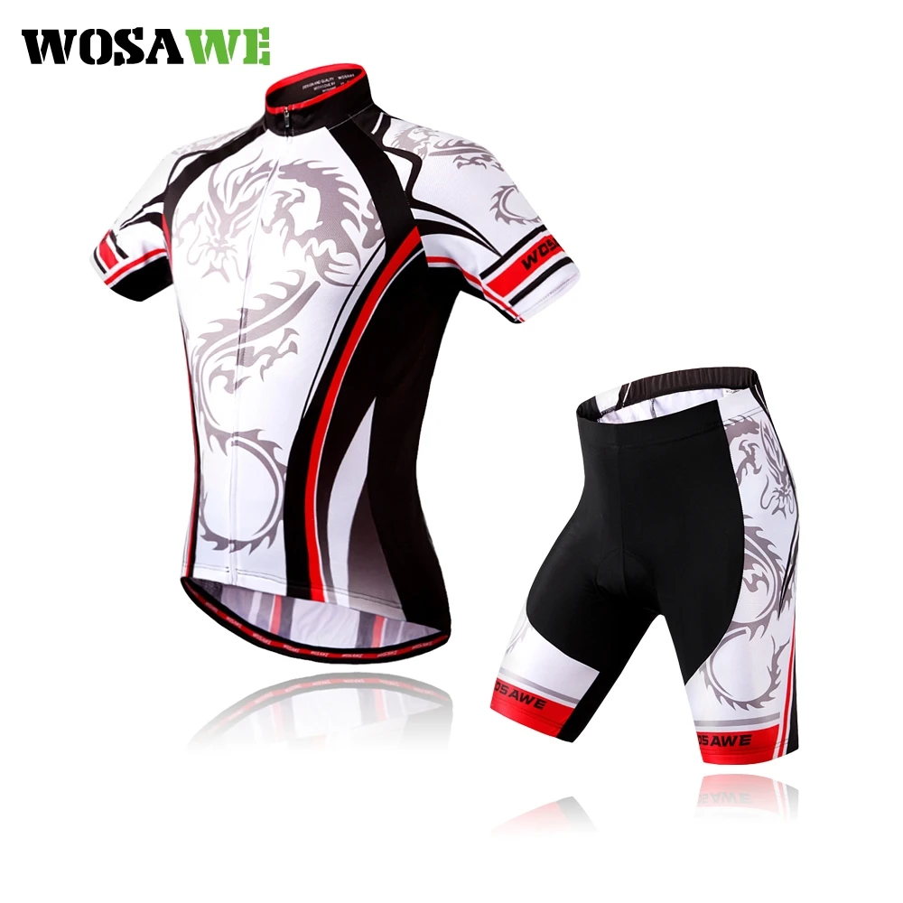 WOSAWE летняя велосипедная майка комплект дышащей одежды для горных велосипедов