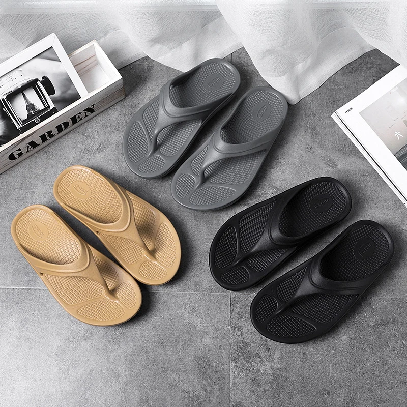 

FIXSYS 2021 Arrive Man Flip Flops Lightweight Couple Slippers Summer Anti-slip Beach Sandals for Man and Woman Cool Casual Shoes