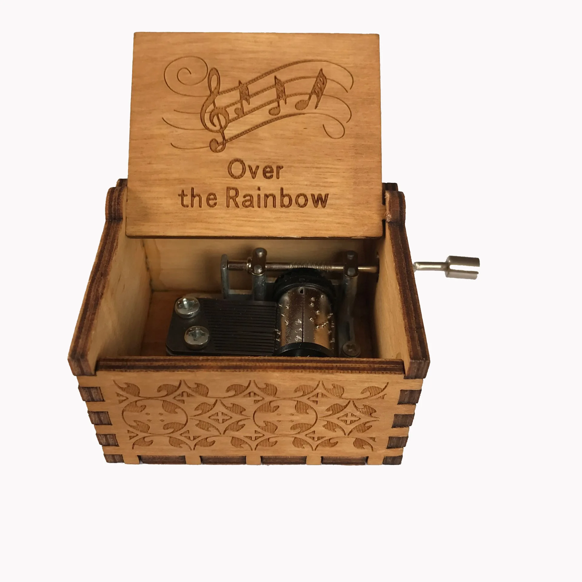 over the rainbow Новая музыкальная шкатулка Моана Игра престолов Звездные войны ручная тема музыка подарки на день рождения рождественские подарки - Цвет: over the rainbow