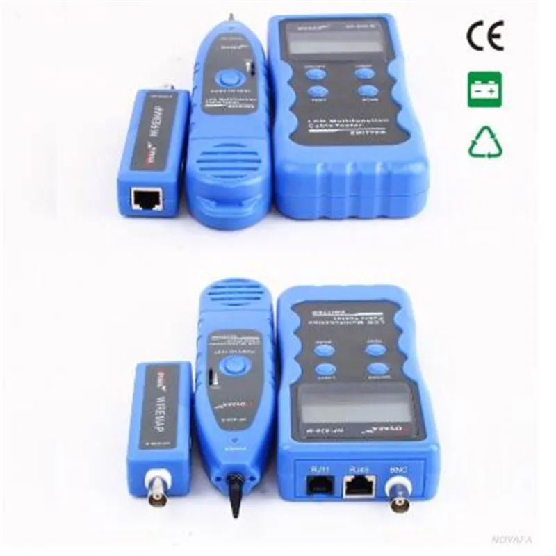 

Blue NF-838 Line Finder Network Cable Tester RJ45 / BNC / USB / 1394 / RJ11