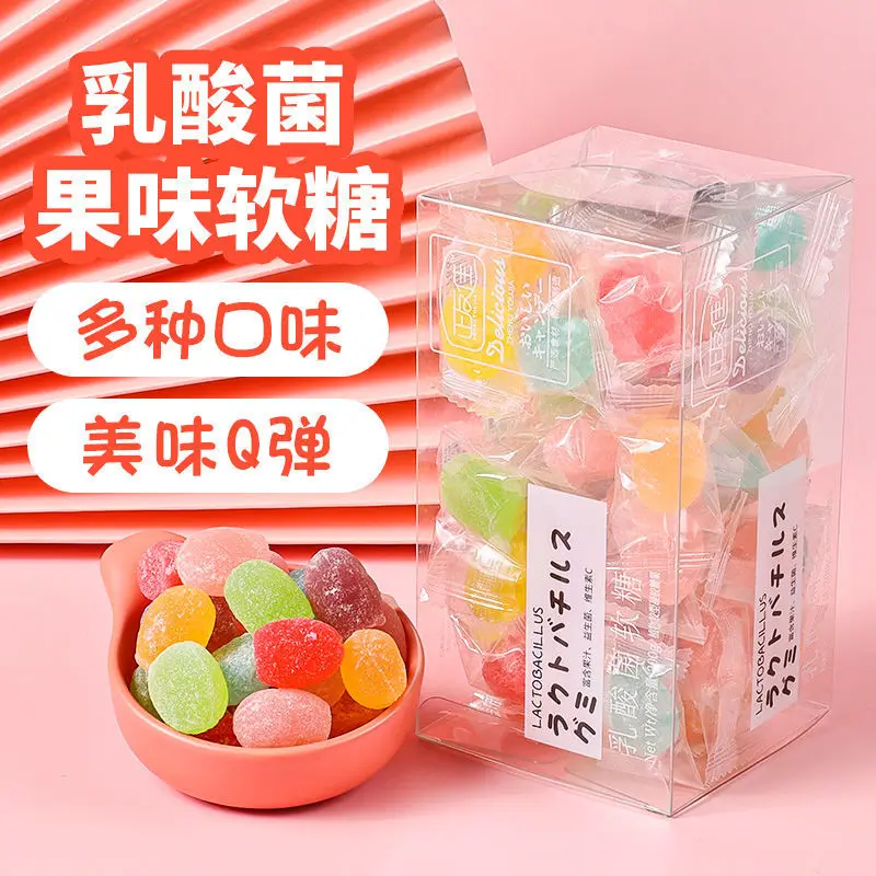 

Lactic Acid Bacteria Gummy Fruit Juice Vitamin C Probiotics Boxed White Peach Children's Leisure Bulk