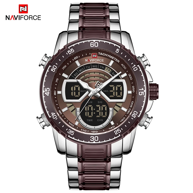 

NAVIFORCE Fashion Sport Watches Mens Luxury Brand Quartz Digital Chronograph Clock 3ATM Waterproof Wrist Watch Relogio Masculino