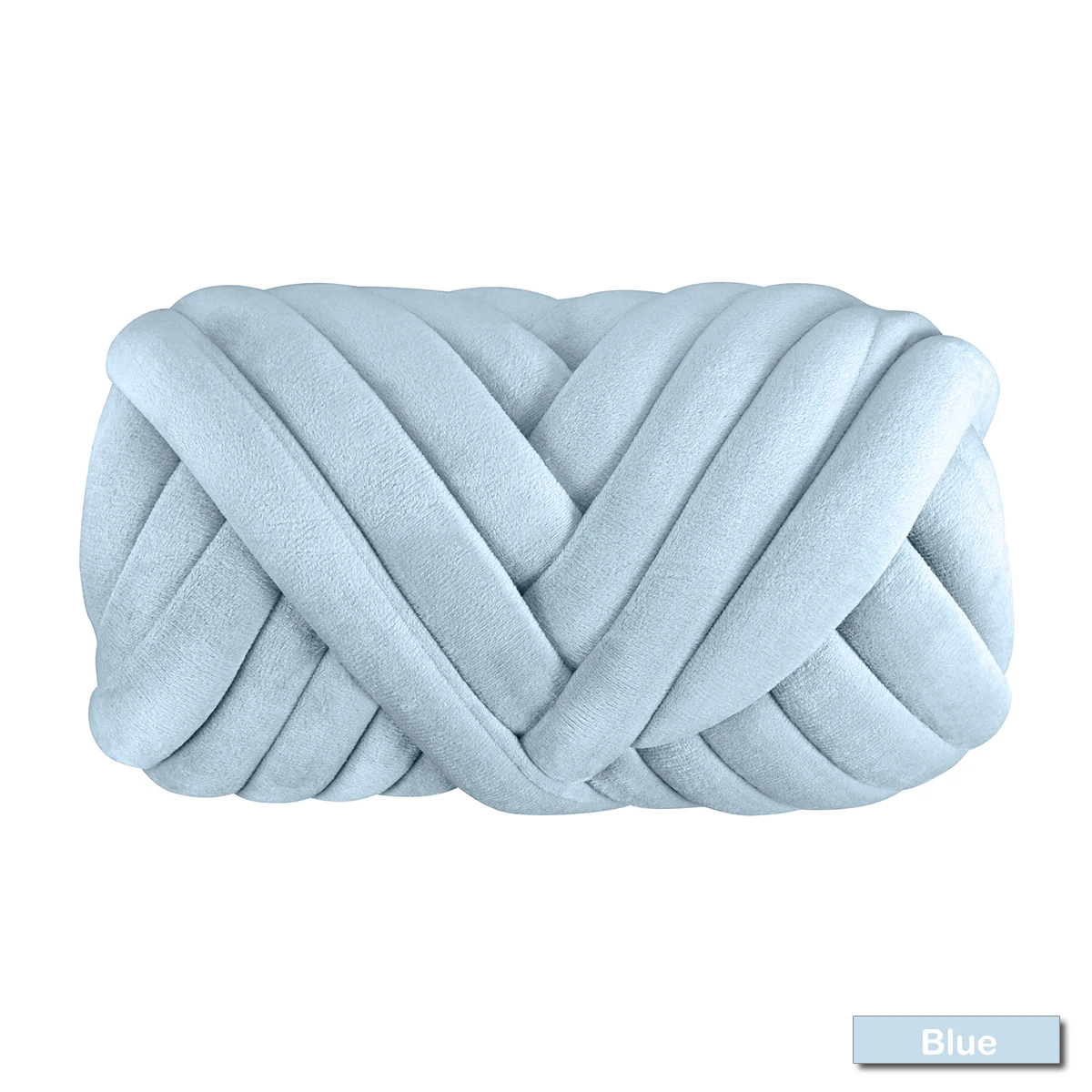 Толстая корзина-одеяло ручной вязки бархатная пряжа сделай сам 500 г | Дом и сад