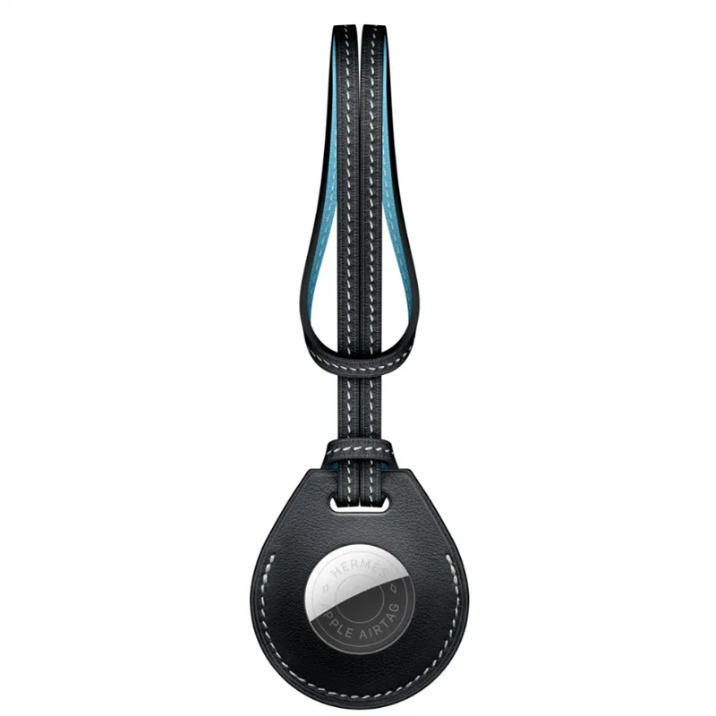 

Protective Cover Compatible with Airtag Lightweight Leather Cover with Key Ring Designed HFD889