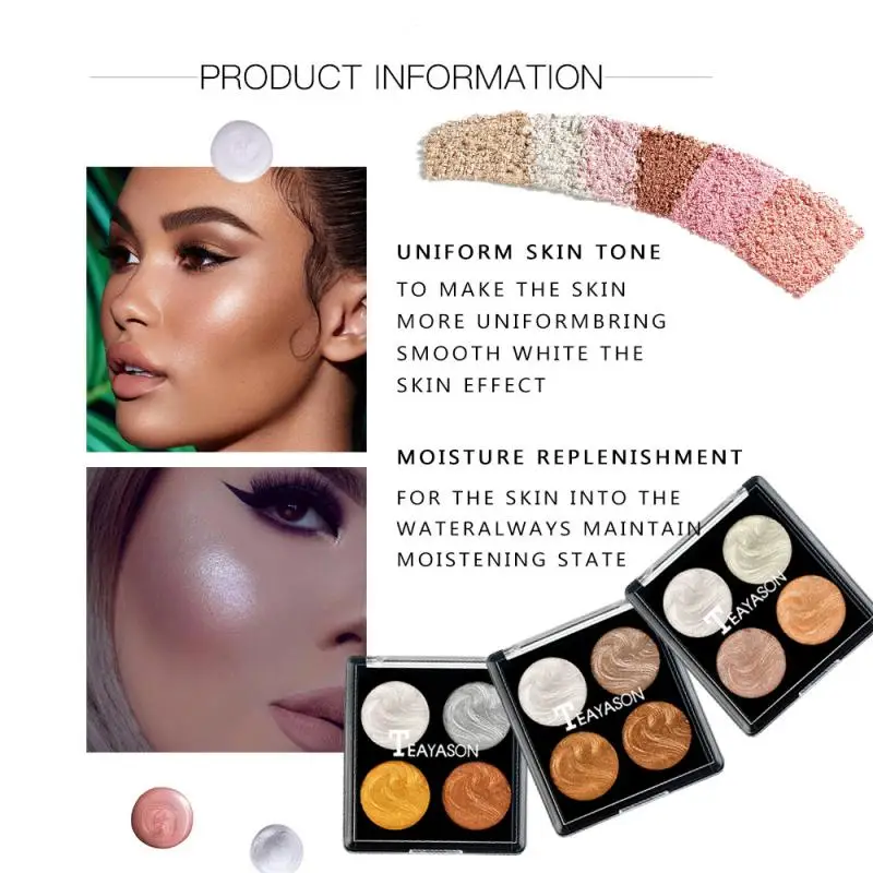 TEAYASON пудра для выпечки хайлайтер порошок ремонта Осветляющий тон кожи консилер