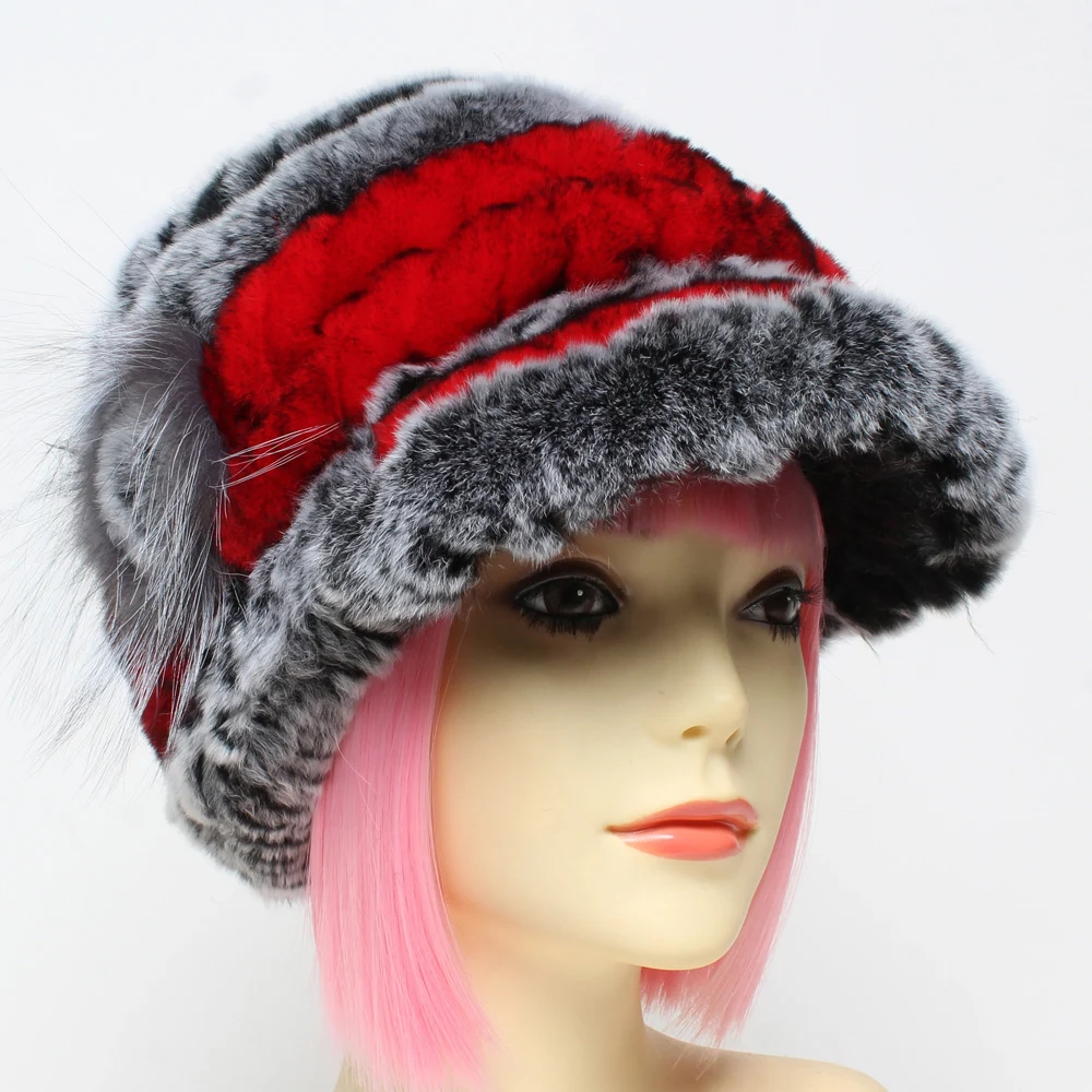 Зимняя женская шуба с натурального шапки из меха кролика рекс теплая Женская 100%