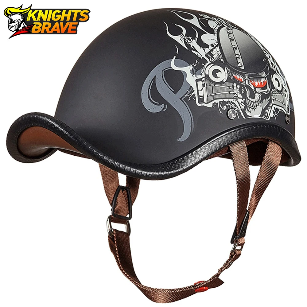 

GXT Helmet Motorcycle Vintage Retro Scooter Half Helmet Casco Moto Helmet Moto Capacete Motorbike Riding Helmet Casque Moto