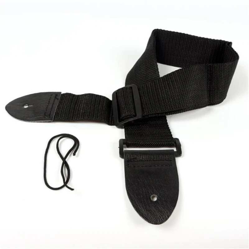 einstellbare schwarz gitarre strap akustische akustische gitarre schulter riemen elektrische gitarre bass gitarre teile zubehör free global shipp