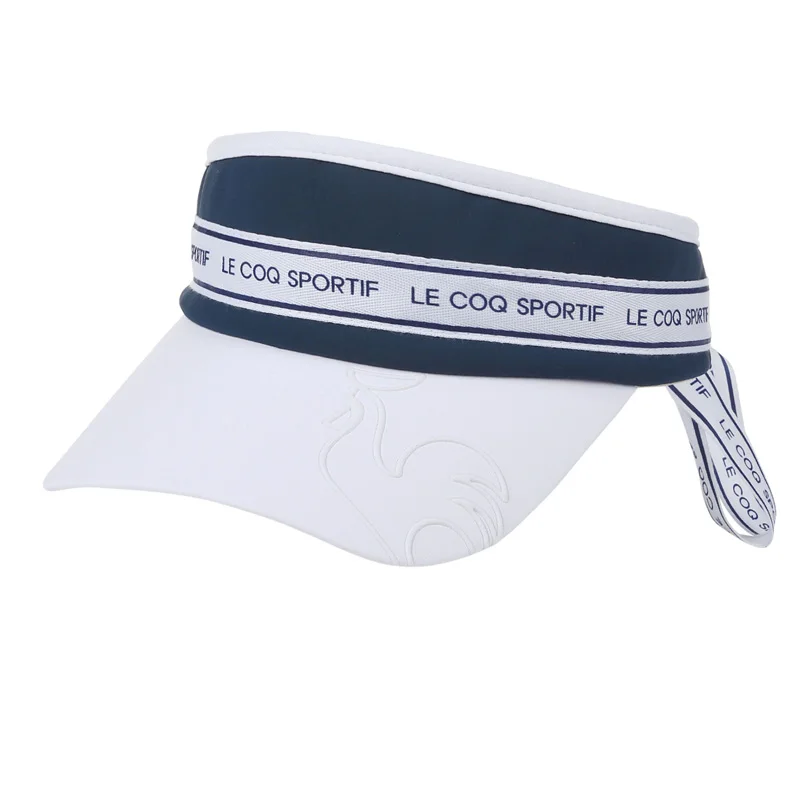 golf hat for women outdoor visor with ribbon ladies golf visor empty top hat for girls