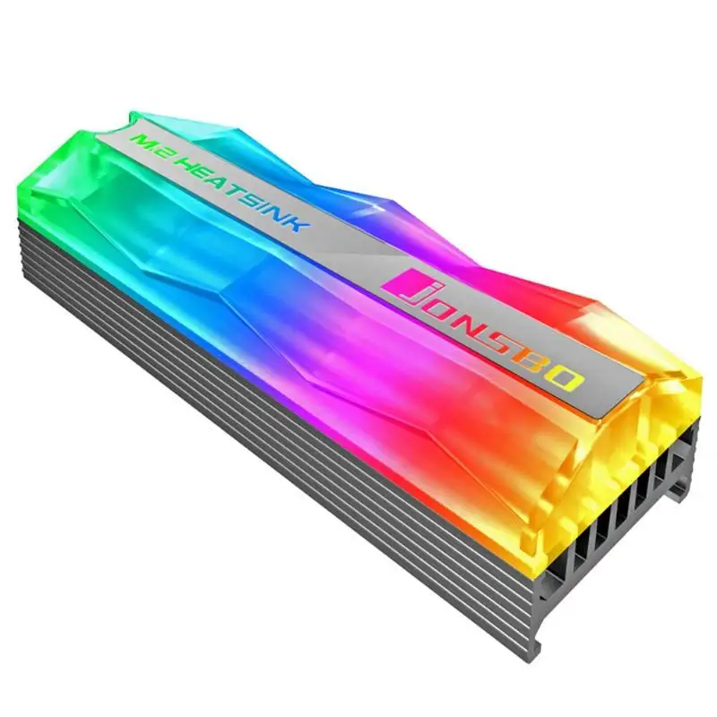 Jonsbo M.2 2 ARGB Lighting радиатор SSD 5 в 3Pin твердотельный жесткий диск охладитель