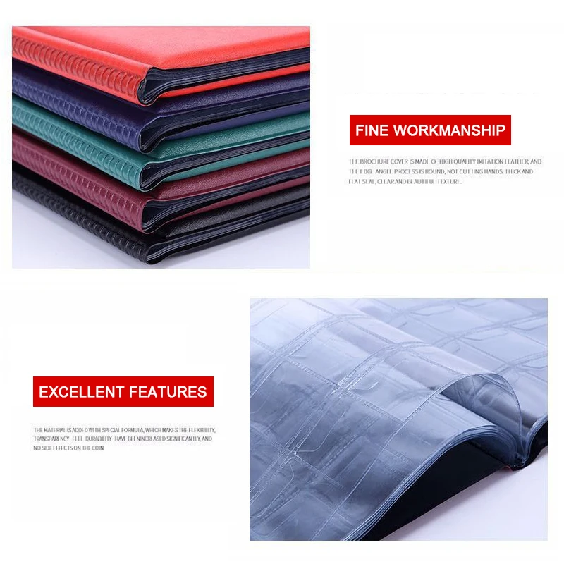 Альбом для монет на 120 листов 4 цвета | Дом и сад