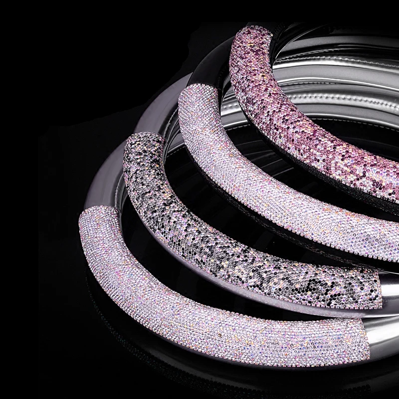 Роскошный чехол на руль со стразами для женщин и девочек блестящий стразы