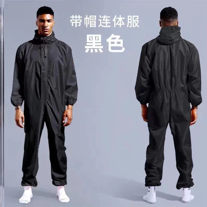 

Fashion Reflective Conjoined Men Raincoat Hooded Womens Raincoat Rain Suit Rain Coat Hooded Womens Raincoat for Ladies B70