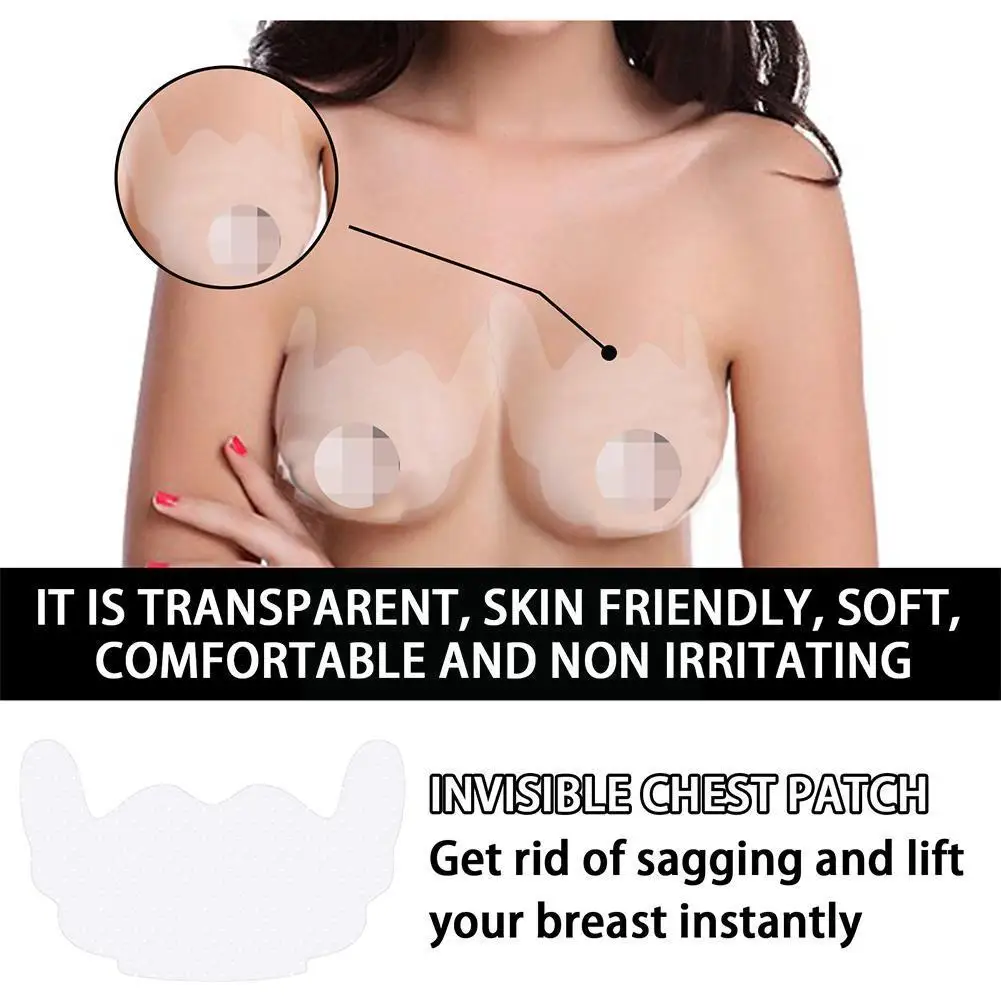

Sexy Silicone Breast Petals Nipple Cover Stickers Invisible Push Up Pad Stick Accessories Pasties On Bra 1Pair Bra I5S2