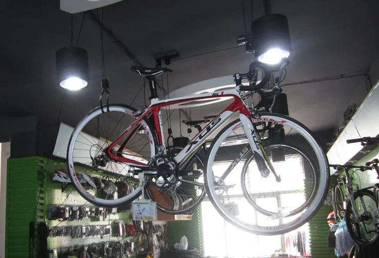 Подъемник для хранения гаража подъемник велосипеда Потолочная вешалка экономия