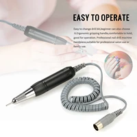 professional handle electric nail art drill pen nail art accessories file polish grind machine handpiece manicure pedicure tool