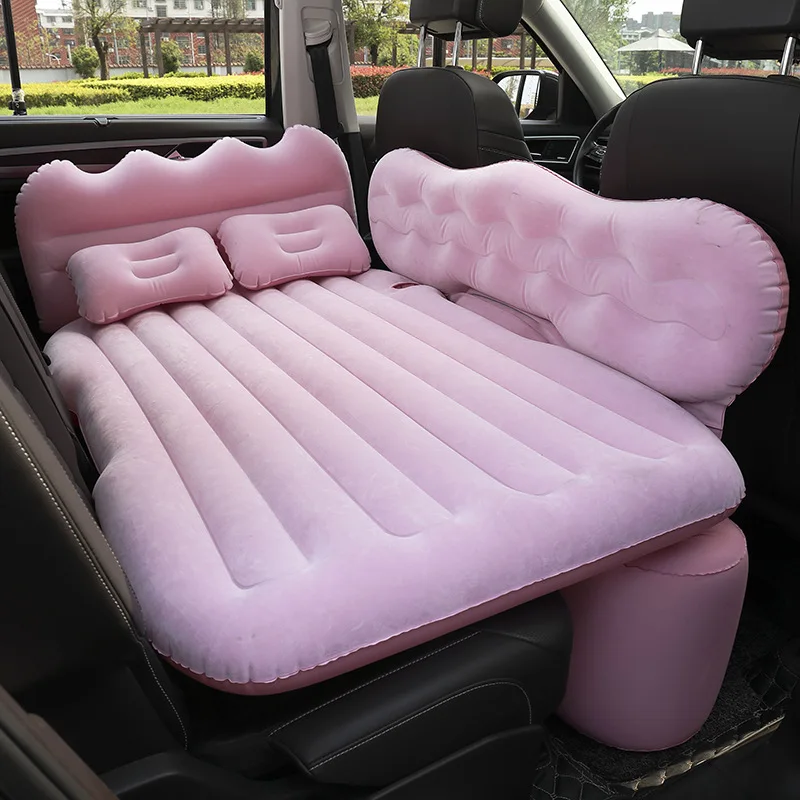 

Car Inflatable Bed Back Seat Mattress Airbed For Rest Sleep Travel Camping Inflatable Sofa Cushion Water Rafting Mat Air Bed