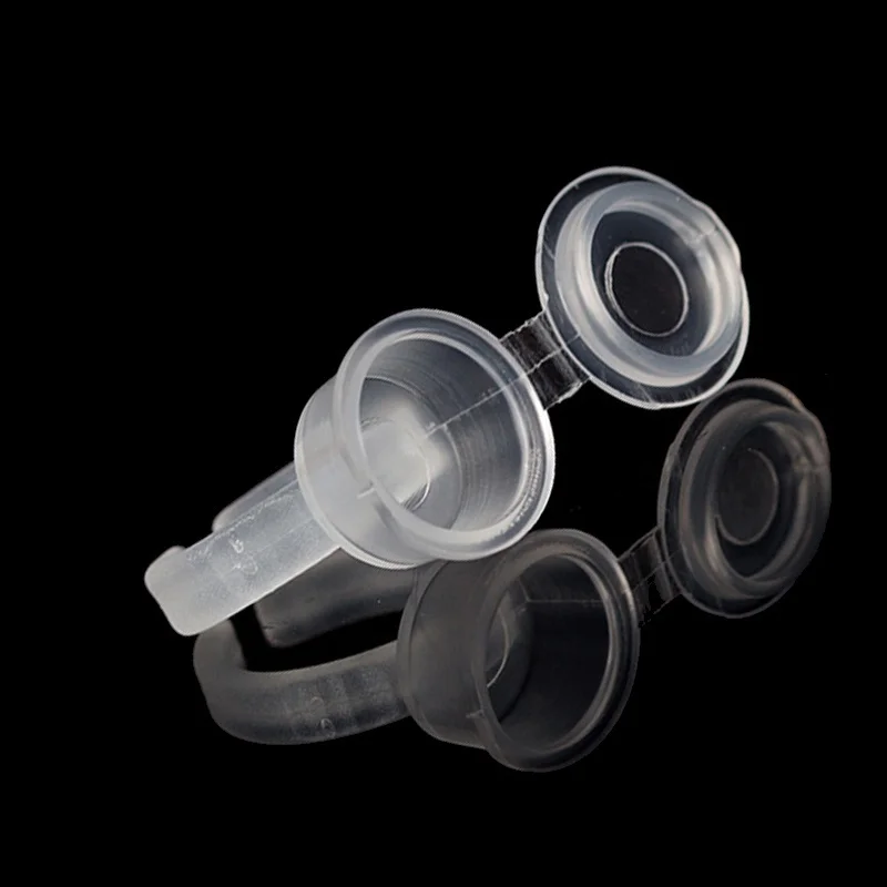 10 шт. тату пигментные чернила кольцевые чашки для наращивания ресниц держатель