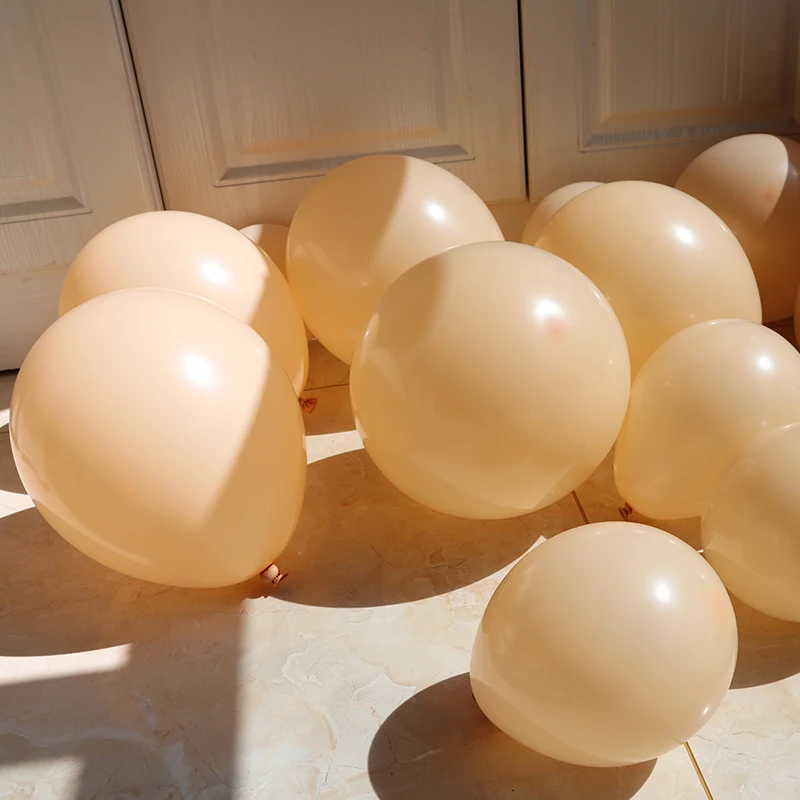 

Retro Apricot Balloons Nude Balloon Baby Shower Balloon Wedding Engagement Graduation Happy Birthday Party Decorations