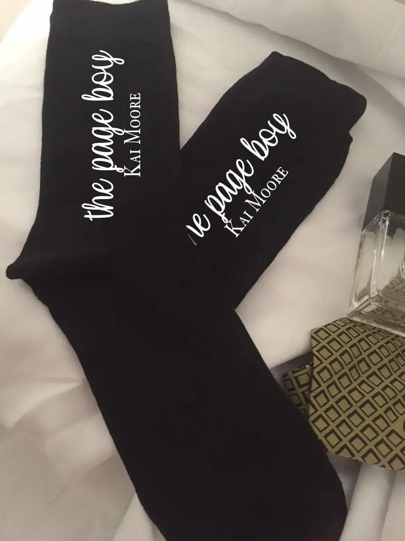 Персонализированные забавные носки для жениха свадебные подарки ко дню рождения