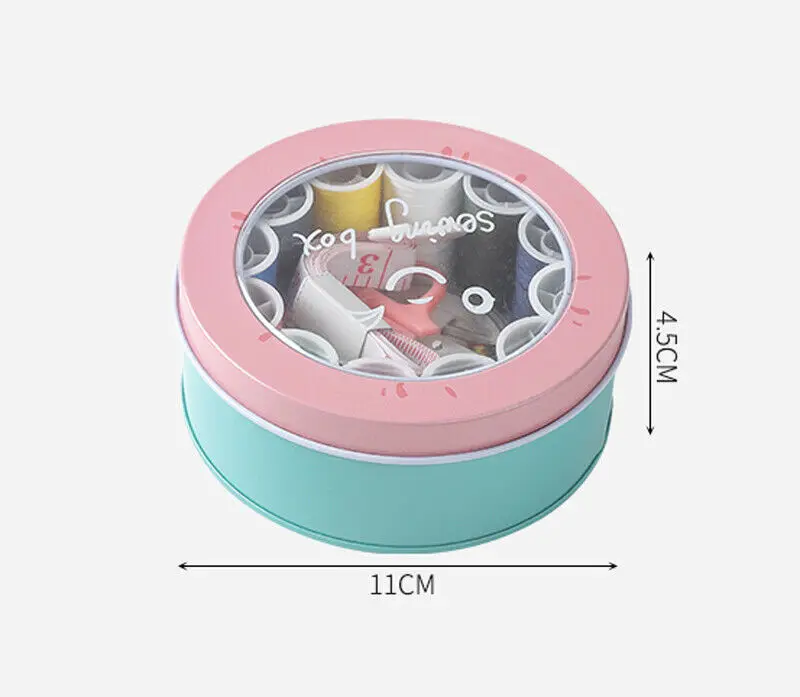 Мода 16 шт домашнего путешествия Портативный трэд Нидл рулетка Ножницы Набор для