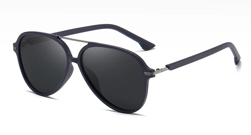 dark blue Peekaboo tr90 ретро поляризованные солнцезащитные очки мужские подарки на Рождество коричневые поляризованные солнцезащитные очки для вождения летние очки uv400 - Цвет линз: dark blue