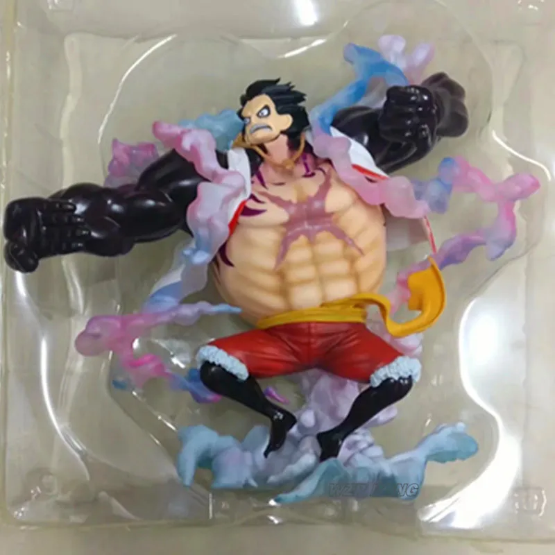 Одна штука боевой Ver Monkey D Luffy Gear 4 Bound Man модель игрушки Луффи Коллекционная фигурка