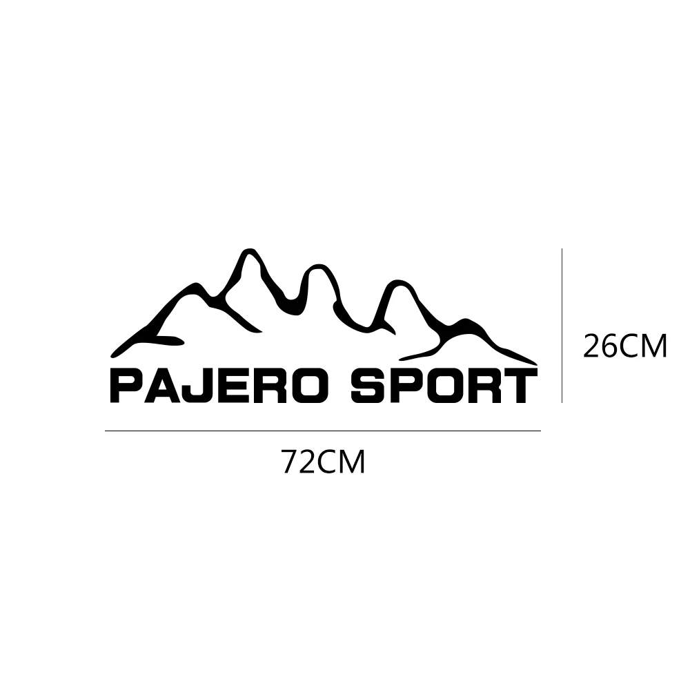 Автомобильные наклейки для Mitsubishi pajero sport Styling Виниловая пленка Авто наклейки своими руками Автомобильные украшения автомобильные принадлежности для тюнинга