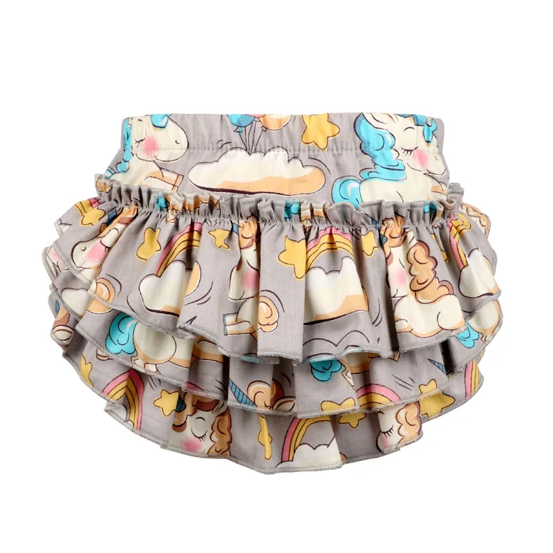Baby Girl Shorts and Headband Girls Boys PP Pants Nappy Diaper Covers Bloomers Unicorn Printed Clothing 0-2 Years | Детская одежда и