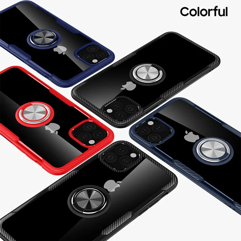 Чехол с магнитным держателем для iphone 11 Pro XS Max XR X 10 силиконовые чехлы 6 s 7 8 plus 11pro max |