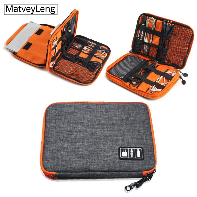 

Multi-function Travel Digital Storage Bag High Grade Nylon 2 Layers Travel Electronic Accessories Organizer Bag,Travel Gadget Ca