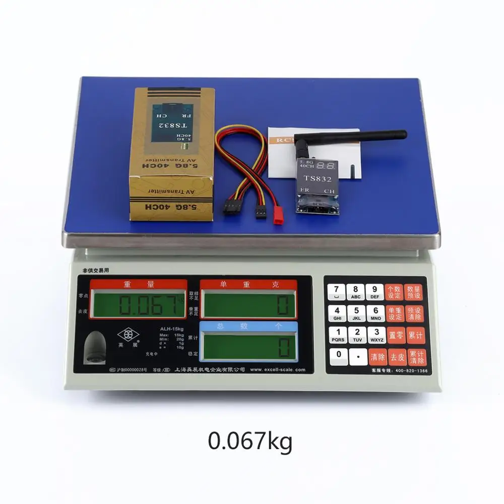 

TS832 FPV 5.8G 600mW Wireless Video Transmission Transmitter with CCDX Ratel Camera for FPV Multicopter RC Racing Drone