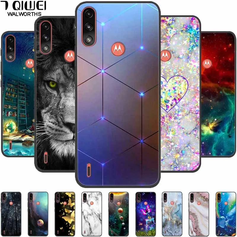 

Case For Motorola Moto E7i E7 Power E20 E40 G20 G30 Phone Cover Luxury Soft Silicone Funda Coque TPU Bumper Shockproof E7Power