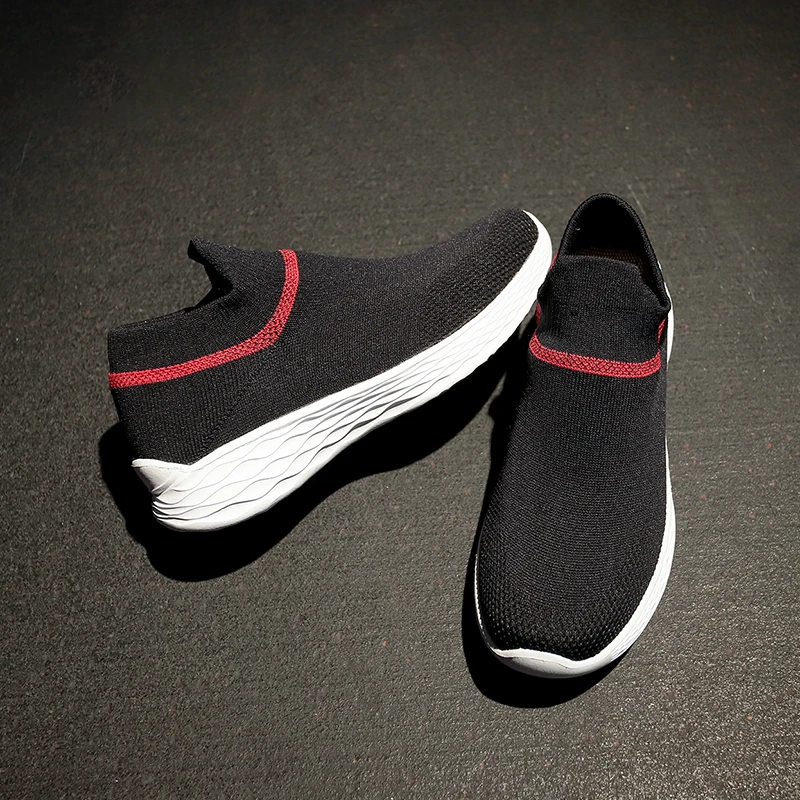 

Women's Sock Sneakers Mesh Knitted Casual Shoes Yoga Running Slip on Casual Vulcanized Shoes Outdoor Training Walking Flats