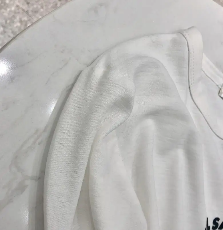

2020 Spring New Slim Letter Logo Base Long Sleeve O Neck T-shirt