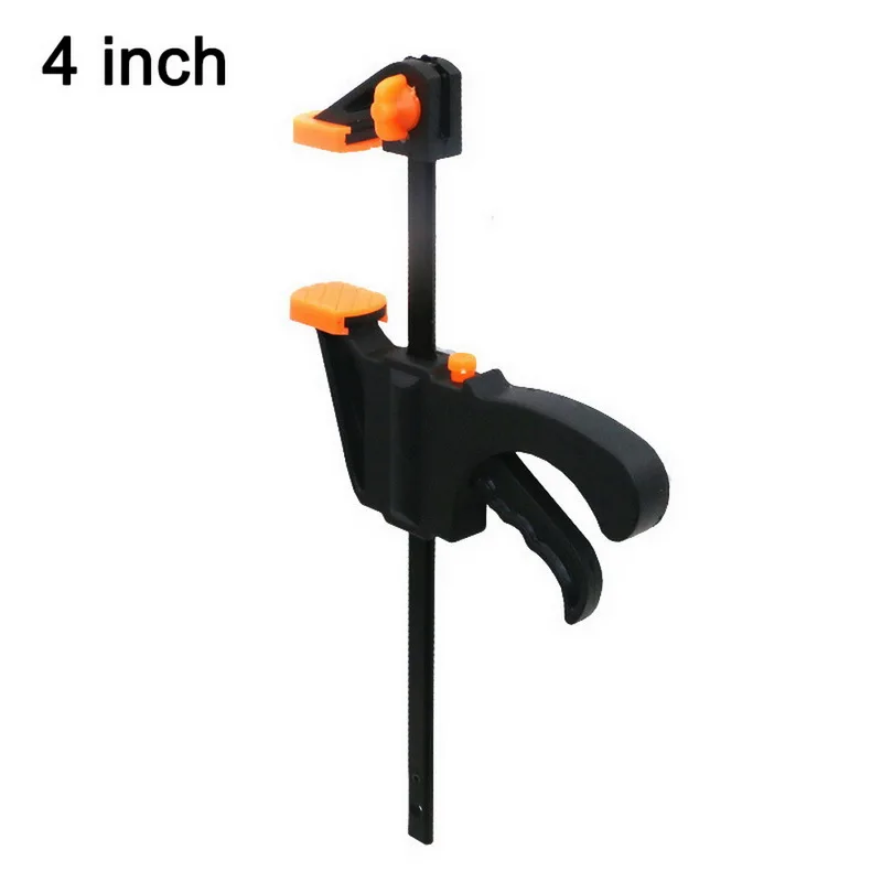 

Spreader Work Bar Clamp F Clamp Gadget Tool DIY Hand Speed Squeeze Quick Ratchet Release Clip Kit 4 Inch Wood Working