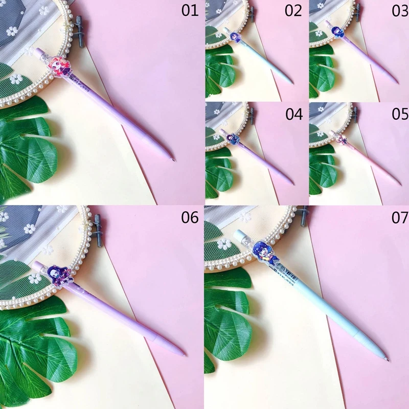 

1Pcs Anime Demon Slayer: Kimetsu no Yaiba Mechanical Pencil Tanjirou Nezuko Cute Automatic Pencil Student School Office Gel Pen