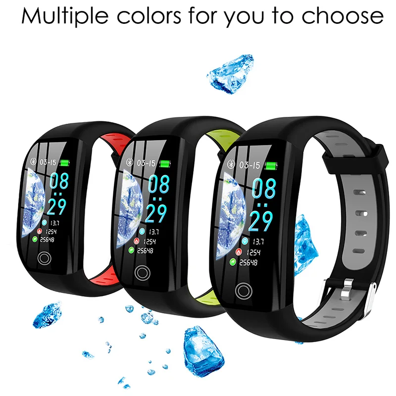 

Wristband Smart Watches HD Waterproof Screen Smartwatch Functions Heart Rate Blood Pressure Monitor Bracelet for Men Women 2021