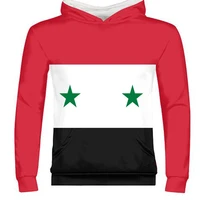 syrian arab male diy free custom photo syria syr zipper sweatshirt nation flag islam sy arabic arab country college boy clothes