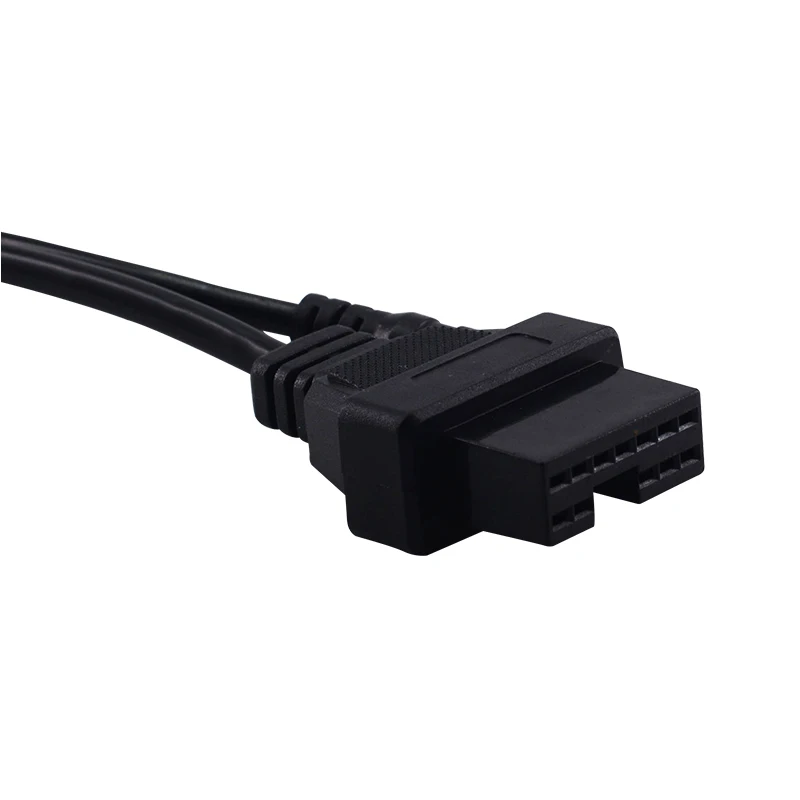 Диагностический адаптер OBD для Mitsubishi 12-контактный к 16-контактному OBD2 OBD1